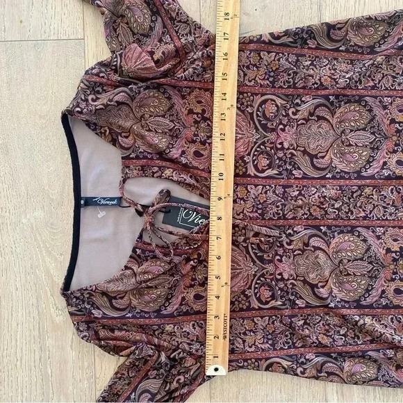 Deborah VieReck Sheckel Rust Arnie Dress Small $158 - Picture 2 of 4